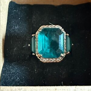 Emerald Green Statement Ring